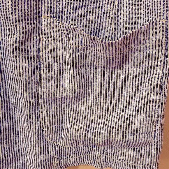 Max Studio blue one-button Blazer size L - Picture 6 of 10